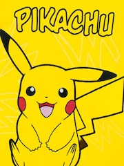 Character Yellow Pokemon Short 100% Cotton Pyjamas - Image 4 of 8