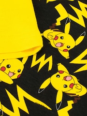 Character Yellow Pokemon Short 100% Cotton Pyjamas - Image 5 of 8