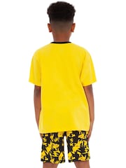 Character Yellow Pokemon Short 100% Cotton Pyjamas - Image 8 of 8