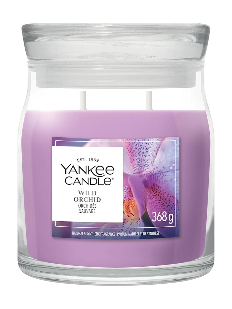 Yankee Candle Wild Orchid Signature Medium Jar Boxed Candle - Image 1 of 1 Yankee Candle Wild Orchid Signature Medium Jar Boxed Candle - Image 1 of 1