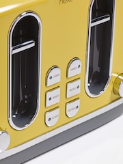Yellow Electric 4 Slice Toaster - Image 1 of 5