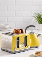 Yellow Electric 4 Slice Toaster - Image 2 of 5