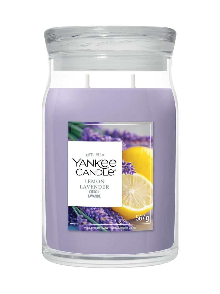 Yankee Candle Lemon Lavender Signature Medium Jar Boxed Candle - Image 3 of 3 Yankee Candle Lemon Lavender Signature Medium Jar Boxed Candle - Image 3 of 3