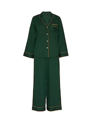Fable and Eve Green Wide Leg Pyjamas Set - Image 4 of 4