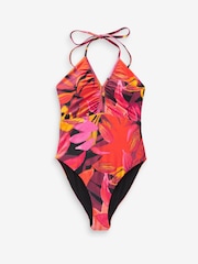 Myleene Klass Halterneck Tummy Shaping Control Swimsuit - Image 8 of 8