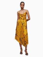 AllSaints Yellow Marta Ronnie Dress - Image 2 of 7