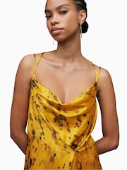 AllSaints Yellow Marta Ronnie Dress - Image 5 of 7