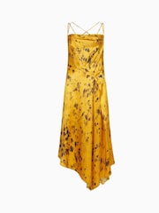 AllSaints Yellow Marta Ronnie Dress - Image 7 of 7