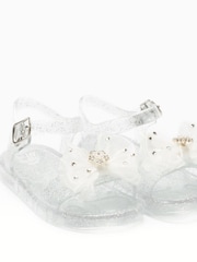 Lelli Kelly Bow Glitter Jelly Sandals - Image 5 of 5