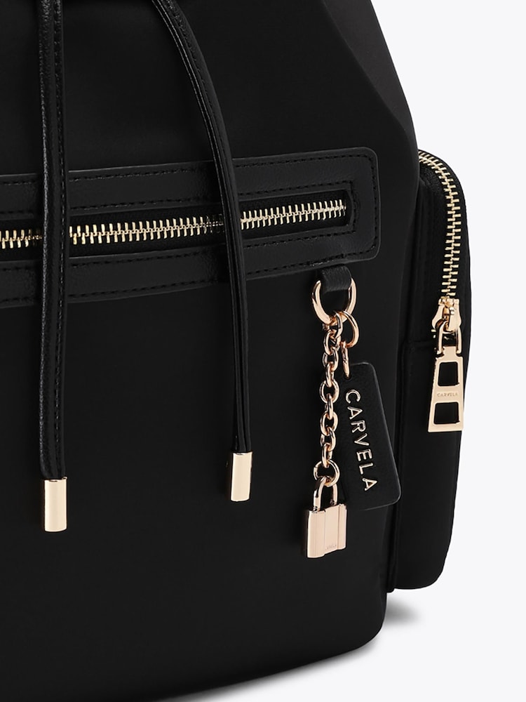 Carvela Black Marcela Backpack Bag - Image 5 of 5 Carvela Black Marcela Backpack Bag - Image 5 of 5