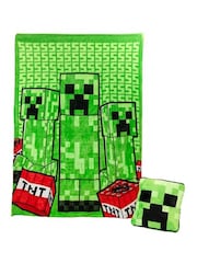 Paladone Minecraft Creeper Cushion Blanket - Image 1 of 4