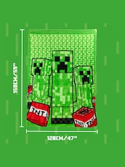 Paladone Minecraft Creeper Cushion Blanket - Image 2 of 4