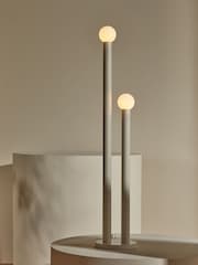 MADE.COM Cream Graysen Floor Lamp - Image 1 of 3