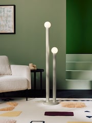 MADE.COM Cream Graysen Floor Lamp - Image 2 of 3