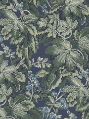 Woodchip & Magnolia Blue Avar Wallpaper - Image 2 of 3