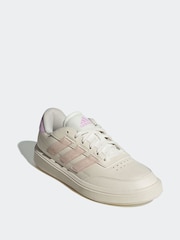 adidas Cream adidas Court Block Animal Trainers - Image 3 of 7