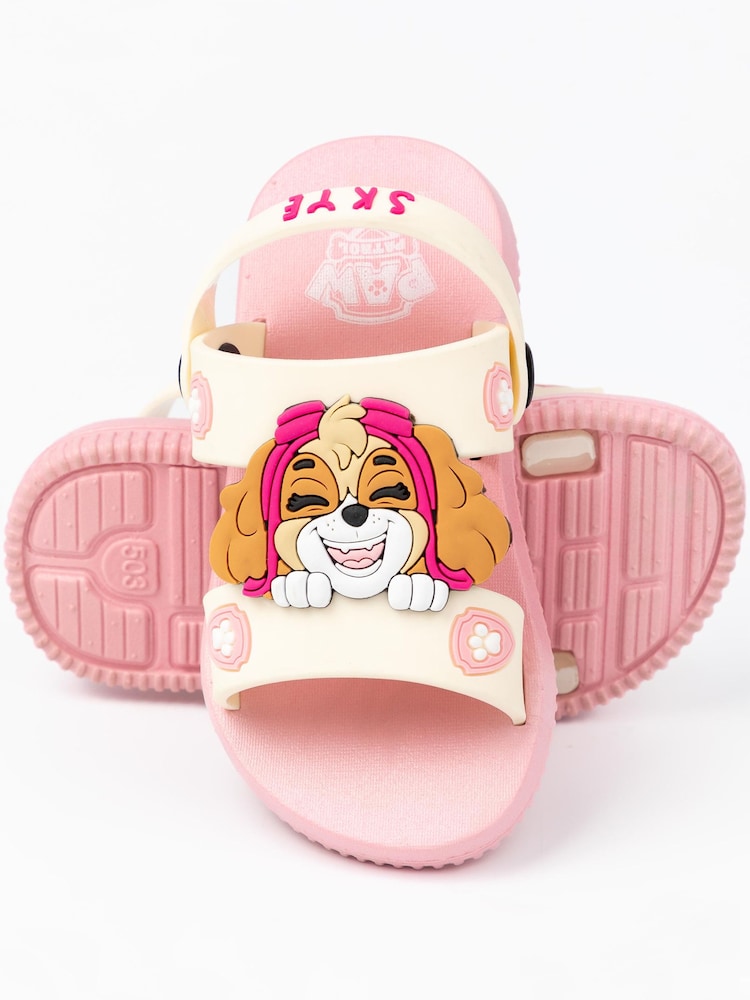 Vanilla Underground Pink Girls Paw Patrol Disney Sandals - Image 3 of 5