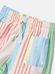 Joules Girls' Happiness Multi Striped Shorts - Image 3 of 4