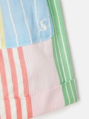 Joules Girls' Happiness Multi Striped Shorts - Image 4 of 4