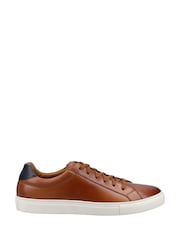 Hush Puppies Colton Cupsole Brown Trainers - Image 1 of 4
