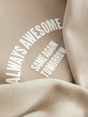Cement Stone Slogan Crew Neck 100% Cotton Sweatshirt (3mths-7yrs) - Image 4 of 5
