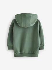 Khaki Green Long Sleeve Soft Touch Hoodie (3mths-7yrs) - Image 2 of 3