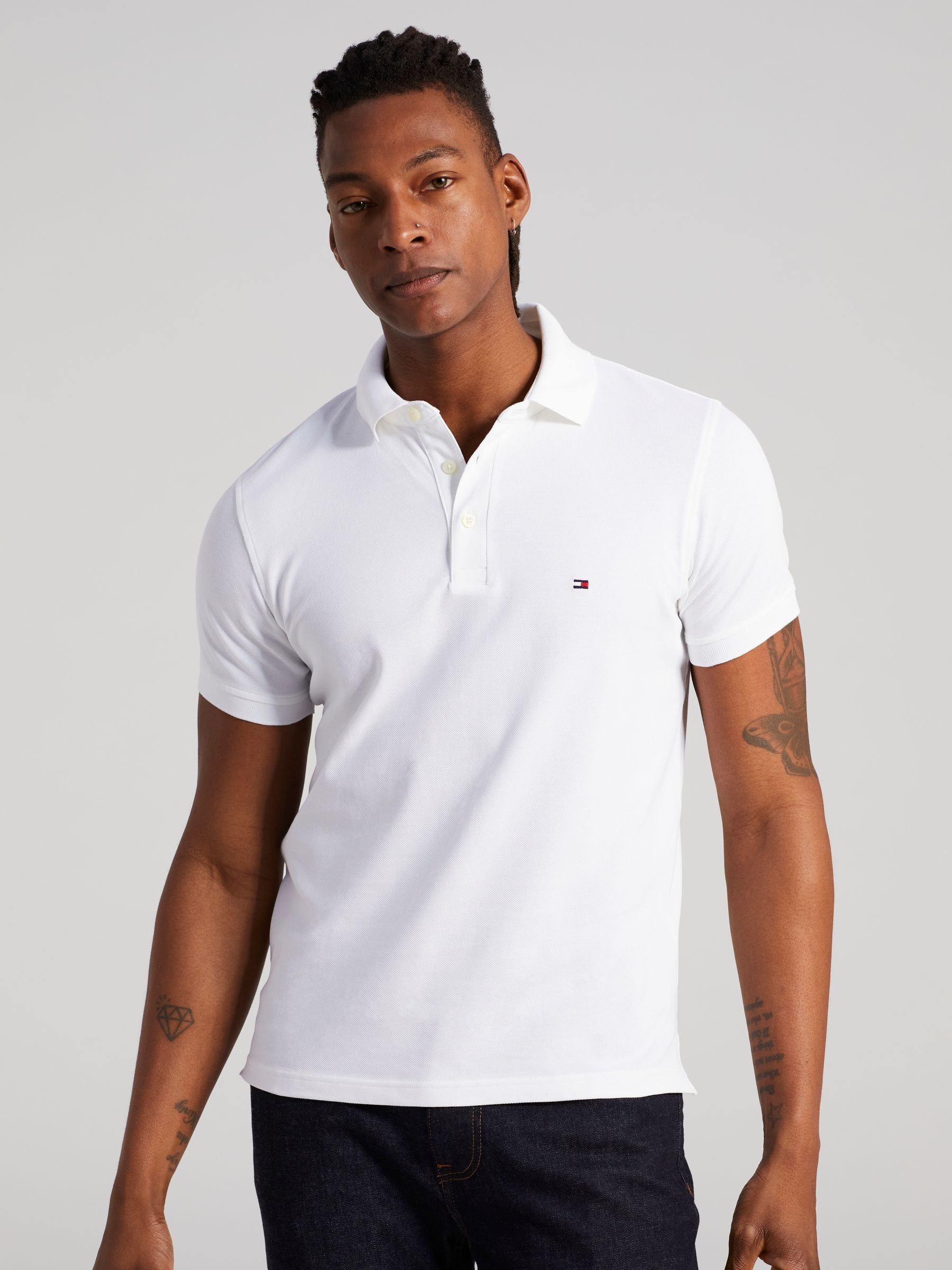 Tommy hilfiger slim polo hot sale