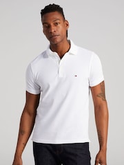 Tommy Hilfiger White 1985 Slim Polo Shirt - Image 1 of 5