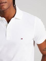 Tommy Hilfiger White 1985 Slim Polo Shirt - Image 5 of 5