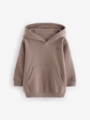 Mink Brown Long Sleeve Soft Touch Hoodie (3mths-7yrs) - Image 1 of 3