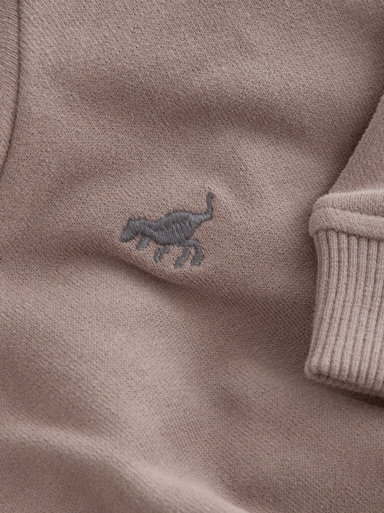 Mink Brown Long Sleeve Soft Touch Hoodie (3mths-7yrs) - Image 3 of 3