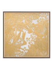 Gallery Home Gold Hummingbird Trance II Art 650x34x650mm - Image 1 of 4