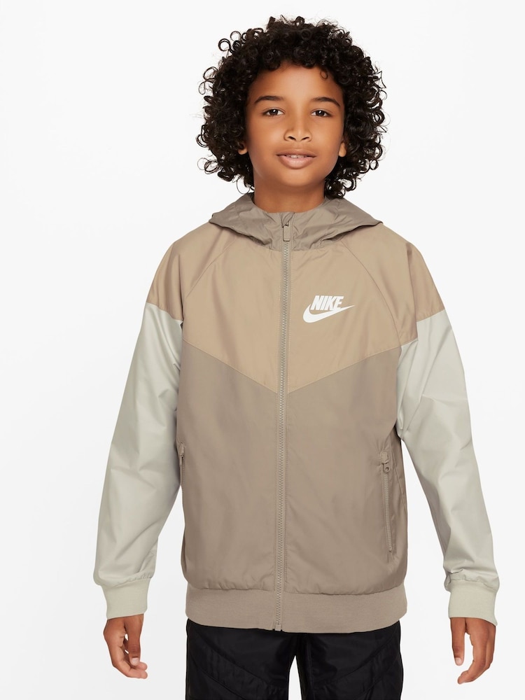 Nike Brown Windrunner Jacket - Image 1 of 8