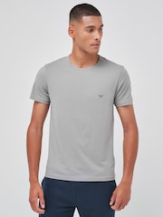 Темно-синий/серый - Набор из 2 футболок Emporio Armani Bodywear - Изображение 2 из 11