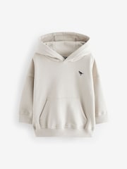 Light Grey Long Sleeve Soft Touch Hoodie (3mths-7yrs) - Image 1 of 3