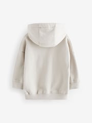 Light Grey Long Sleeve Soft Touch Hoodie (3mths-7yrs) - Image 2 of 3