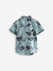 Blue Floral Print Shirt (3-16yrs) - Image 5 of 6