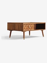 Dark Lloyd Mango Wood Storage Coffee Table - Image 4 of 10