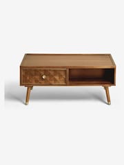 Dark Lloyd Mango Wood Storage Coffee Table - Image 6 of 10