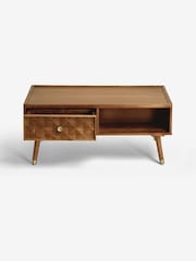 Dark Lloyd Mango Wood Storage Coffee Table - Image 7 of 10