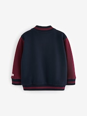 Navy/Burgundy Letterman Jacket (3mths-7yrs) - Image 6 of 7