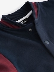 Navy/Burgundy Letterman Jacket (3mths-7yrs) - Image 7 of 7