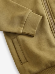 Olive Green Zip Through Hoodie (3mths-7yrs) - Image 6 of 6
