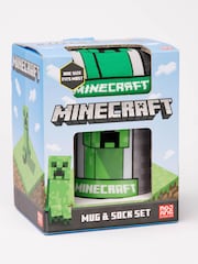 Vanilla Underground Green Minecraft Pusheen Green Mug and Sock Set - Image 4 of 5