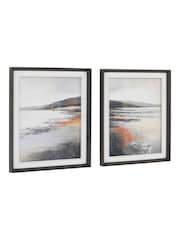 Gallery Home Grey Radiant Summer Framed Canvas Set of 2 - Image 4 of 4