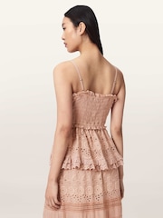 AllSaints Pink Camille Top - Image 4 of 6