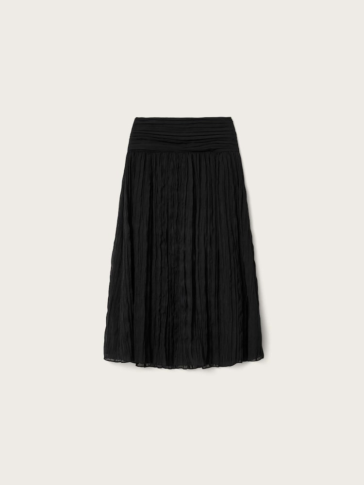 AllSaints Black Asal Maxi Skirt - Image 7 of 7 AllSaints Black Asal Maxi Skirt - Image 7 of 7