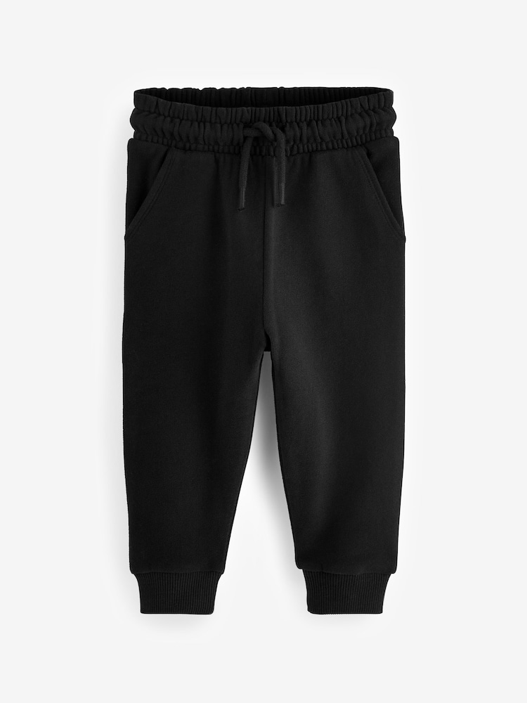Black Soft Touch Jersey Joggers (3mths-7yrs) - Image 1 of 1