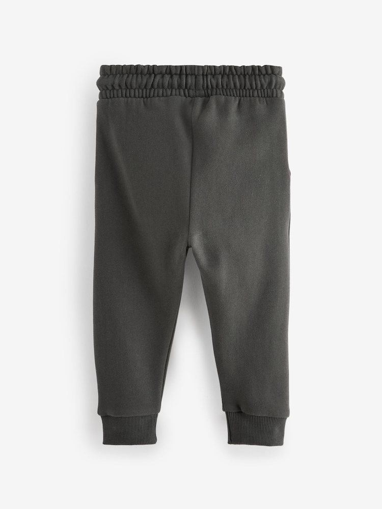 Charcoal Grey Soft Touch Jersey Joggers (3mths-7yrs) - Image 2 of 3