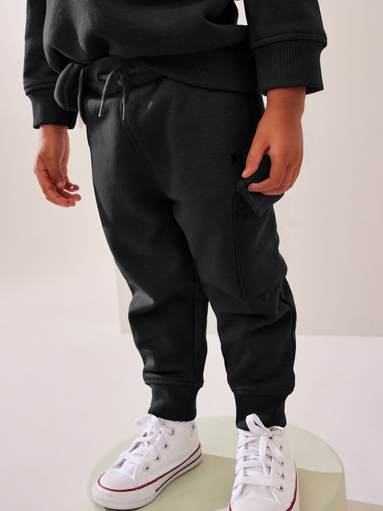 Black Utility Joggers (3mths-7yrs) - Image 1 of 6